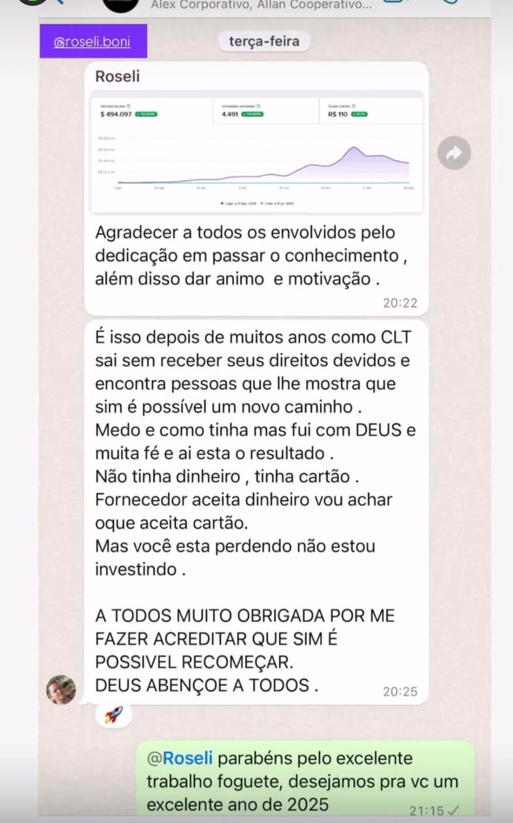 Depoimento e resultado de aluno Formação CS PRO 1